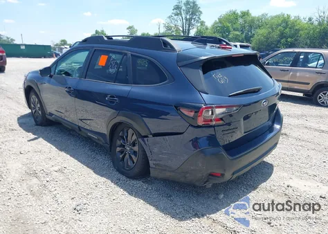 2025 Subaru Outback Onyx Edition из США, поврежденный, VIN 4S4BTALC0S3245647